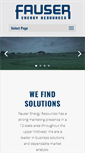 Mobile Screenshot of fauserenergy.com
